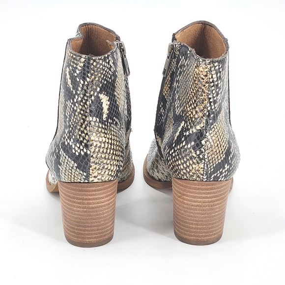 New Madewell Rosie Ankle Boots Booties in Snakeskin Embossed Leather 7, 8, 8.5 - Picture 9 of 12